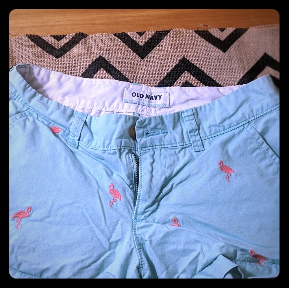 3/$25-old Navy flamingo shorts
